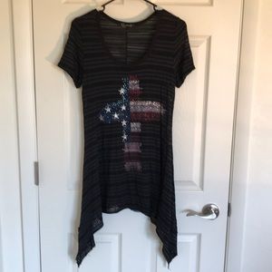Sheer tunic size large